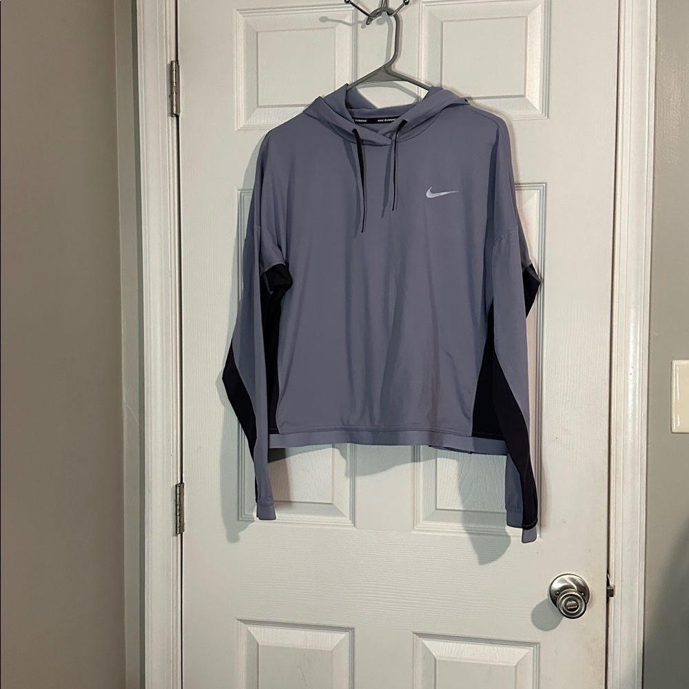 Nike Two-Tone Gray and Black Hoodie